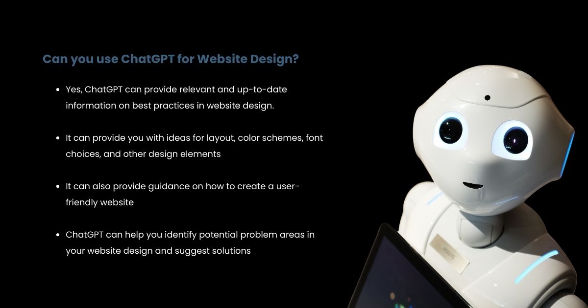 Can you use ChatGPT for Website Design?